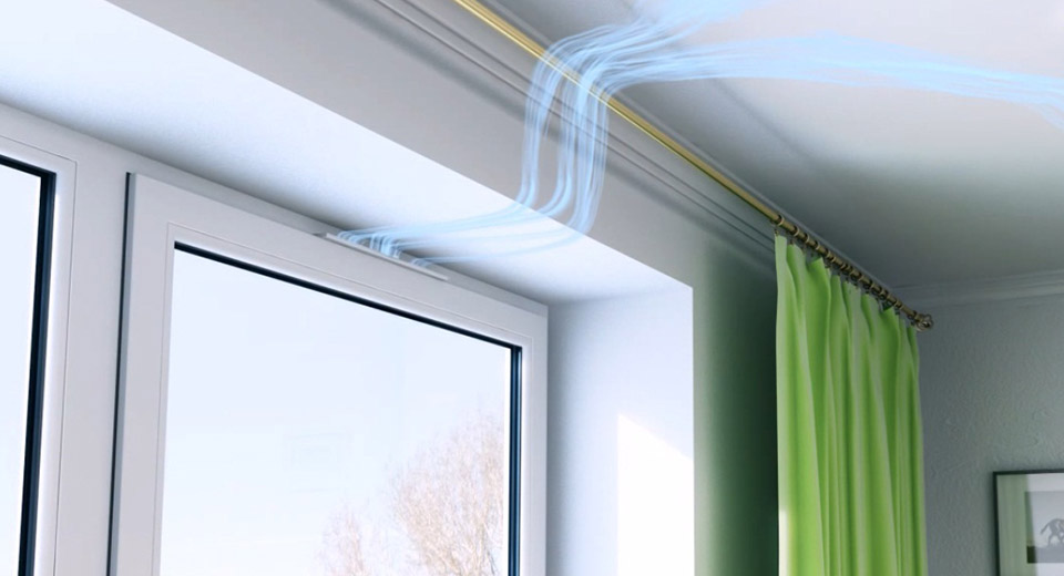 Установка вентиляционного (приточного) клапана на окна | Сервис окон